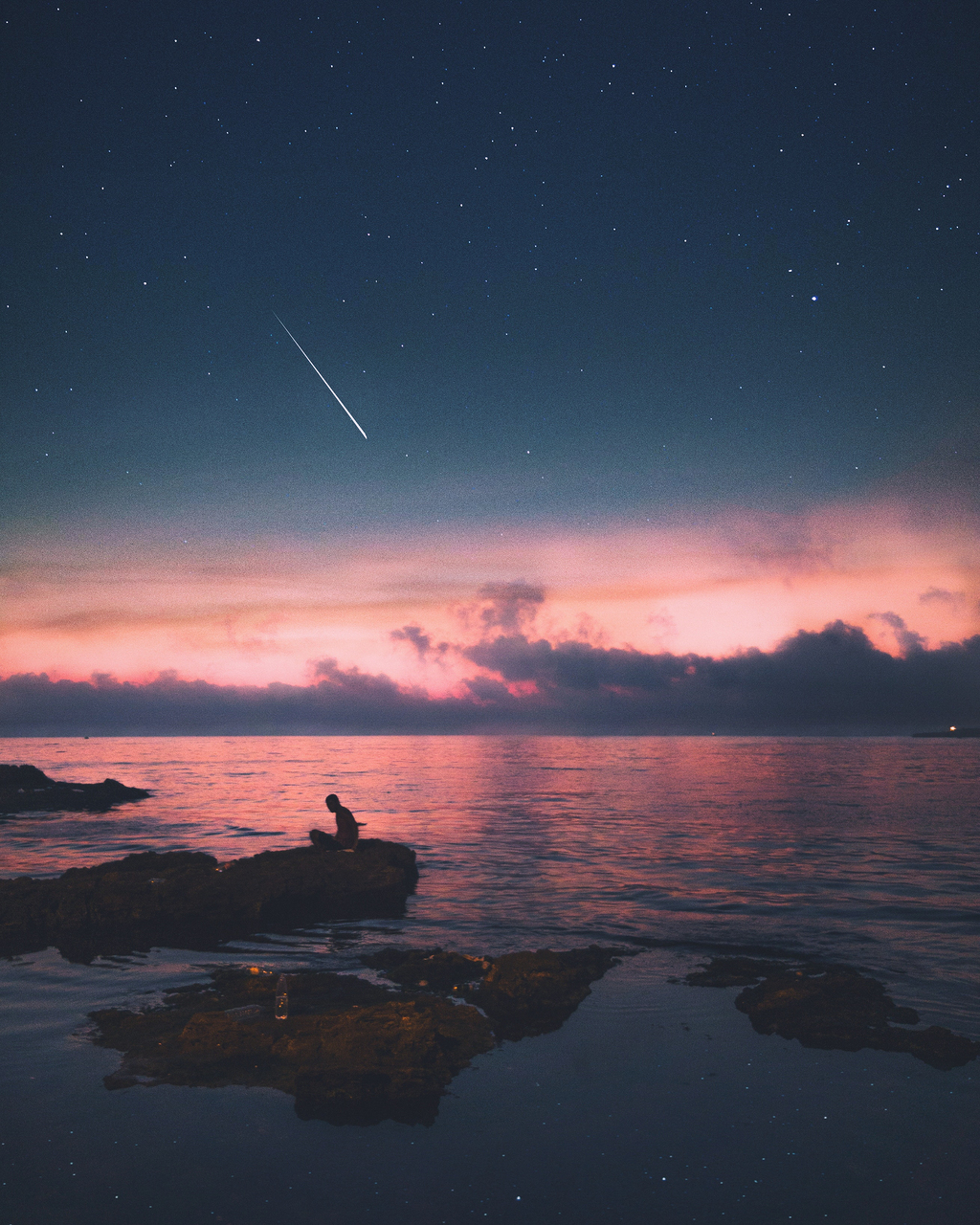 天空中的流星