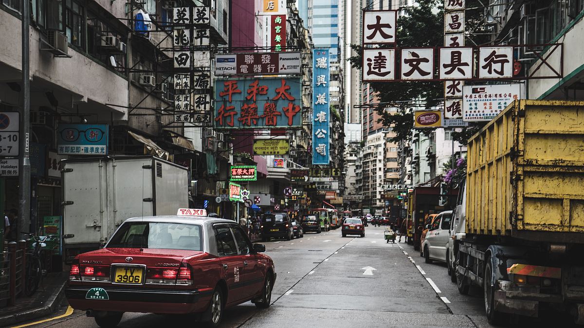 红的士香港街