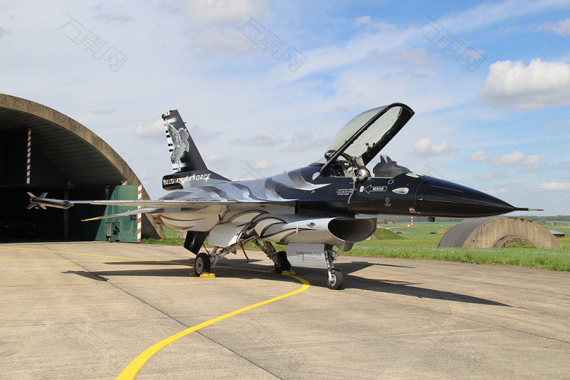 f16比利时的空军战斗机飞机军事部门vliegterrein运输