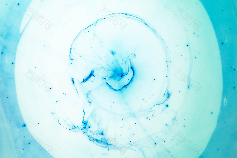 蓝色绿松石青绿色水彩液体漩涡背景纹理壁纸细胞抽象油漆水宇宙原子科学动物超现实明亮摄影图素材图片下载 万素网