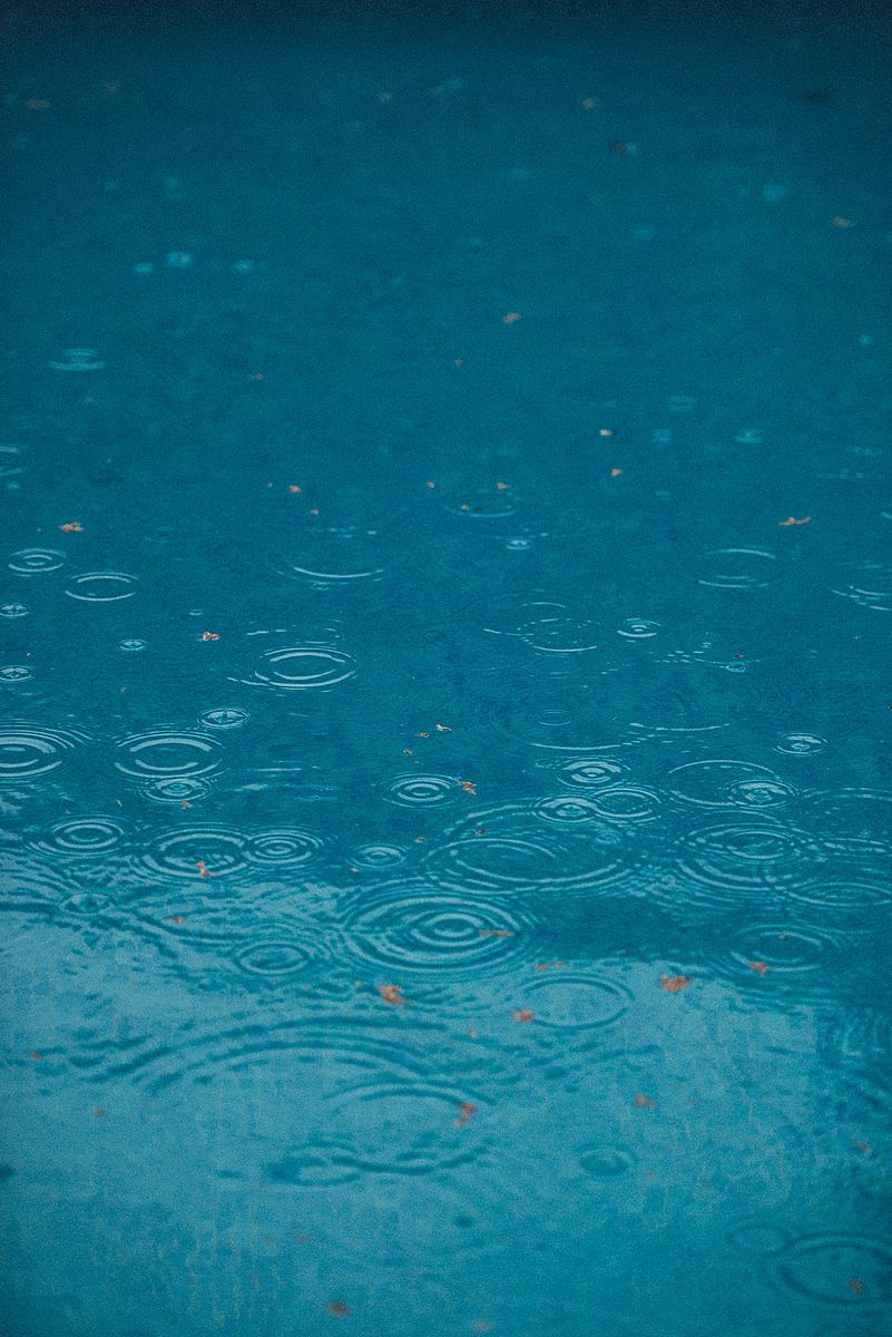 雨水落