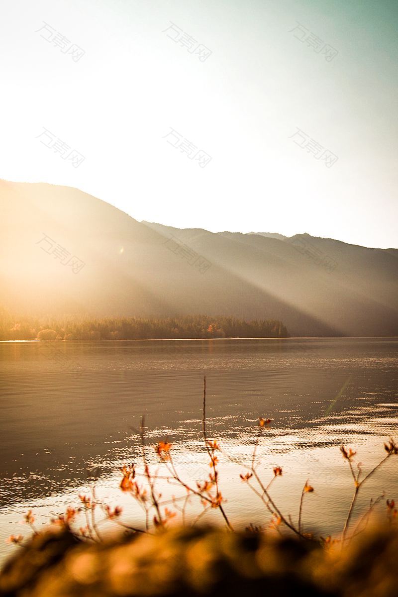 日落阳光太阳暴晒和高清壁纸