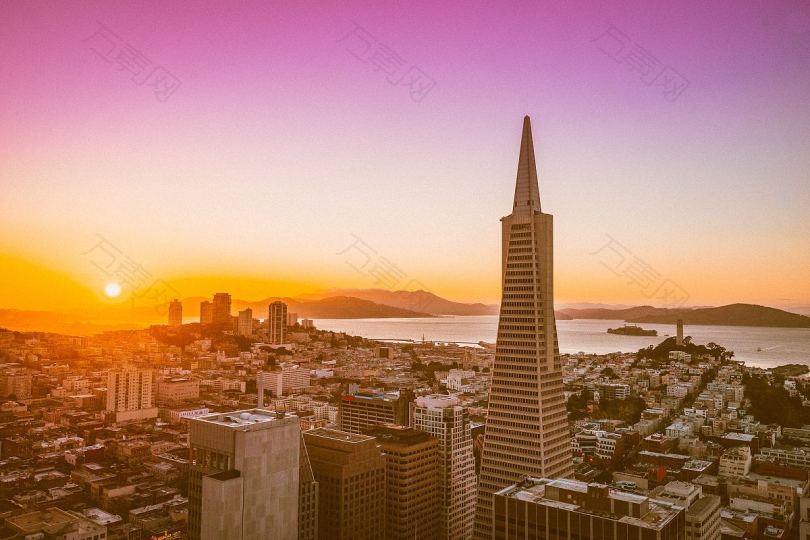 Transamerica金字塔天际线