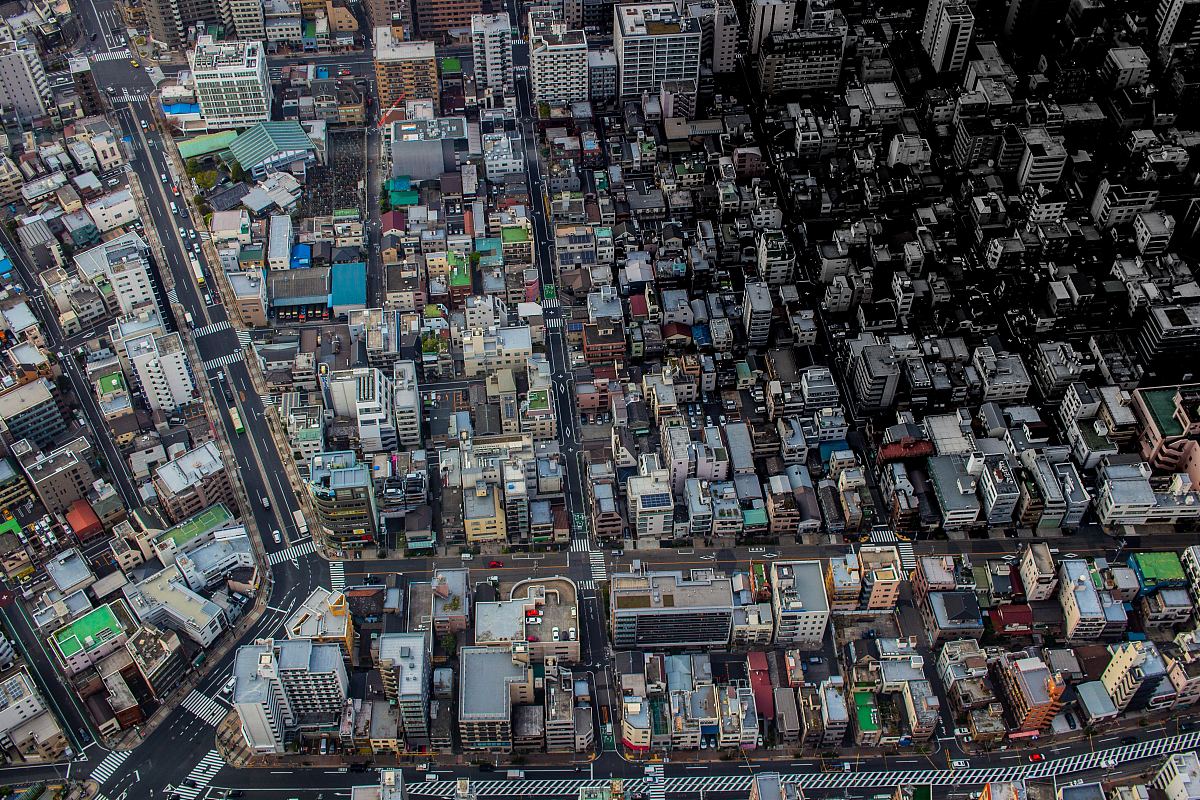 大都会,城市,建筑和杂乱无章的