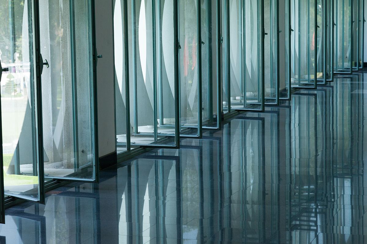 窗户,倒影,建筑和建筑