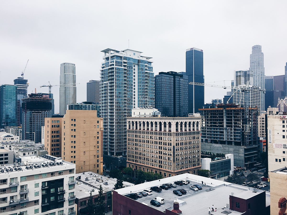 城市,屋顶,建筑和城市景观房