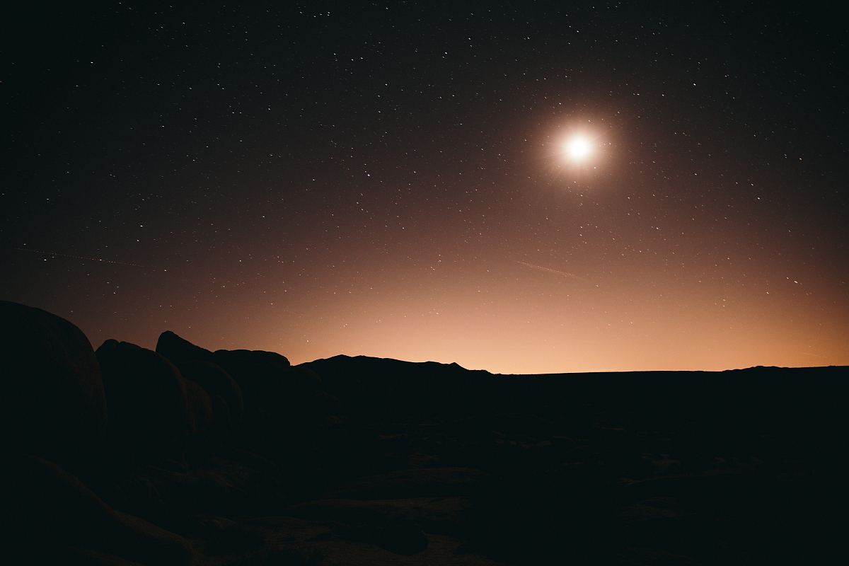 照片,星星,黄昏和视野