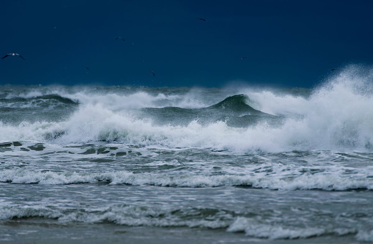 风暴,海洋,海浪和海浪